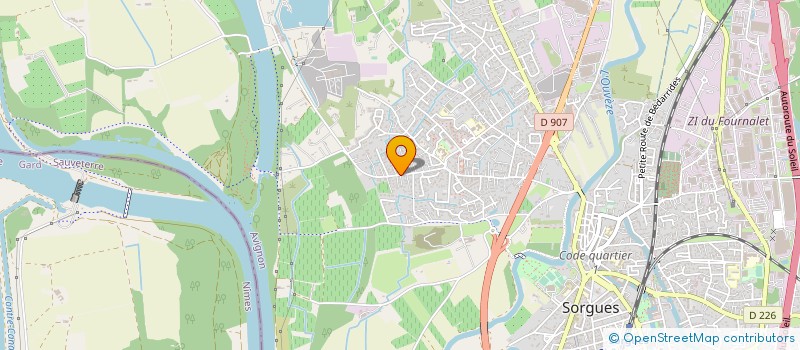 localisation de l'entreprise GELSOMINO RECEPTION  CHATEAUNEUF-DE-GADAGNE