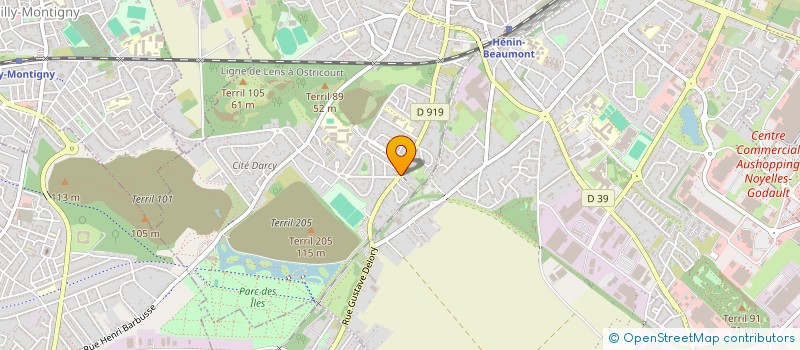 localisation de l'entreprise GELTZ à HENIN-BEAUMONT
