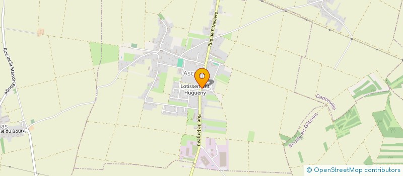localisation de l'entreprise GELUCAL INCENDIE  ASCOUX