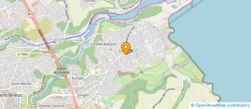 localisation de l'entreprise GELUCIRA à SAINT-BRIEUC