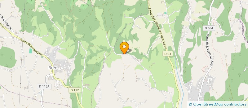 localisation de l'entreprise GELUS  SAINT-DONAT-SUR-L'HERBASSE