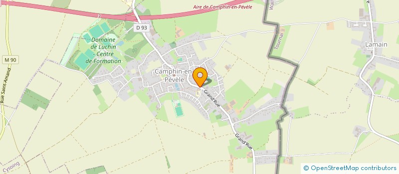 localisation de l'entreprise GELUVIE à CAMPHIN-EN-PEVELE