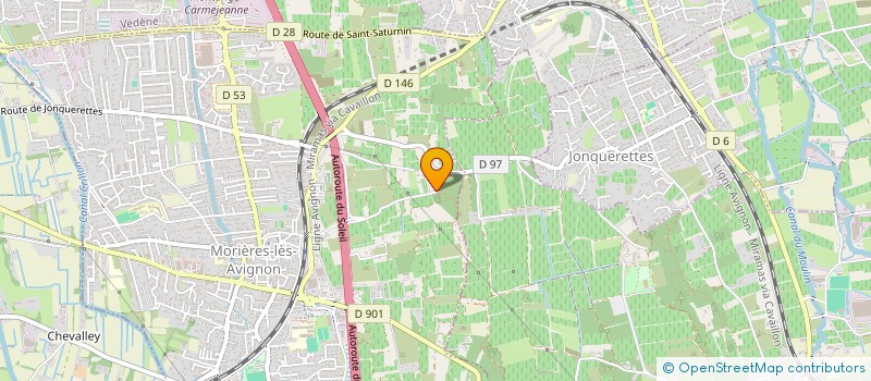 localisation de l'entreprise GELVIA  MORIERES-LES-AVIGNON