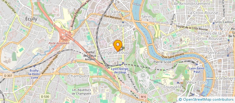 localisation de l'entreprise GELY GENERALE D ELECTRICITE LYONNAISE  LYON