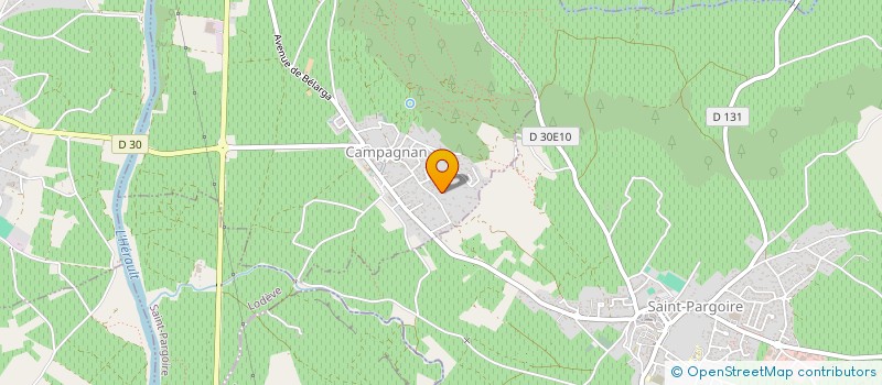 localisation de l'entreprise GELYSOFT  CAMPAGNAN