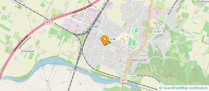 localisation de l'entreprise GEM 26  LIVRON-SUR-DROME