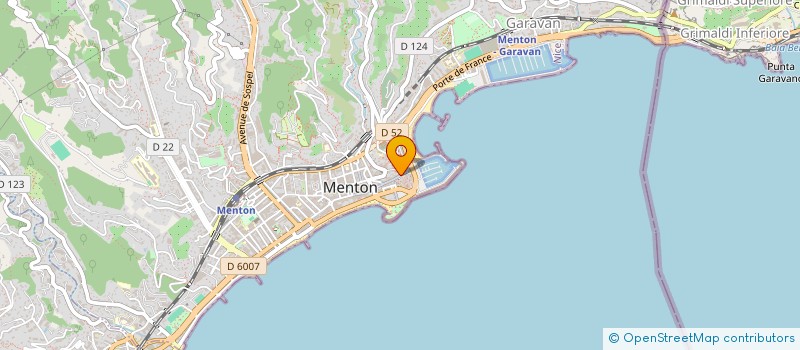 localisation de l'entreprise GEM à MENTON