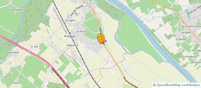 localisation de l'entreprise GEM à LANGON