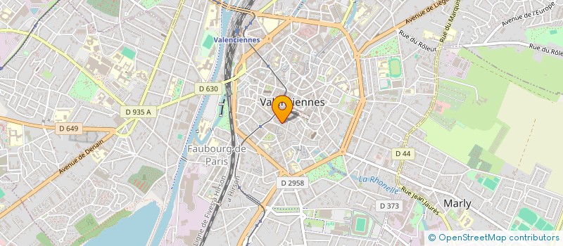 localisation de l'entreprise GEM à VALENCIENNES