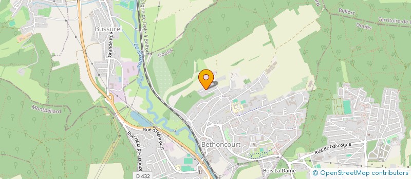 localisation de l'entreprise GEM  BETHONCOURT