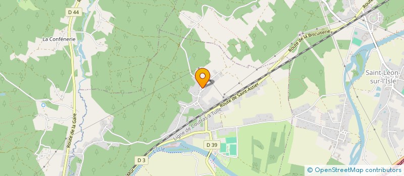 localisation de l'entreprise GEM  NEUVIC