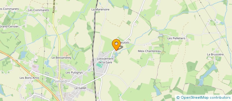 localisation de l'entreprise GEM  GRANGES-NARBOZ