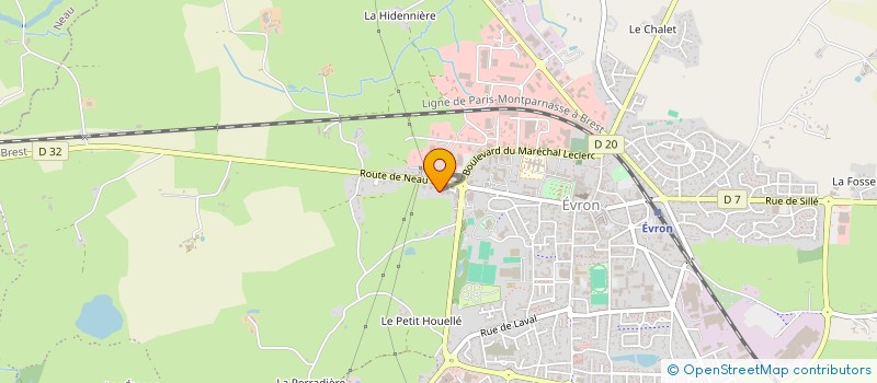 localisation de l'entreprise GEM A L 'UNISSON  EVRON