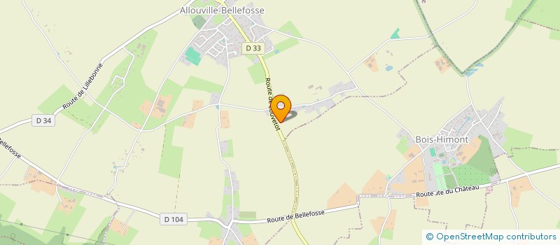 localisation de l'entreprise GEM ADVENT  ALLOUVILLE-BELLEFOSSE