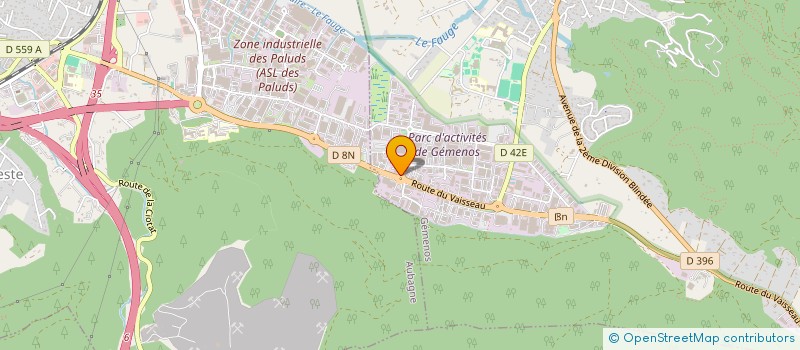 localisation de l'entreprise GEM ASSUR  GEMENOS