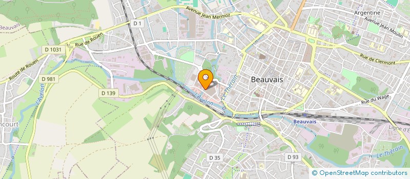 localisation de l'entreprise GEM AU FIL DE L'AVELON  BEAUVAIS