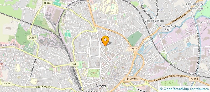 localisation de l'entreprise GEM AUTISME 58  NEVERS