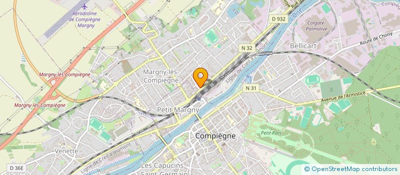 localisation de l'entreprise GEM AUTISME OISE  COMPIEGNE