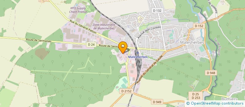 localisation de l'entreprise GEM BARRES à LE MALESHERBOIS