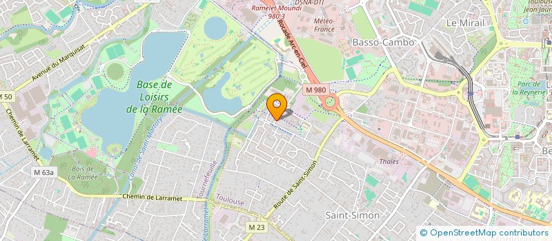 localisation de l'entreprise GEM BATIMENT à TOULOUSE
