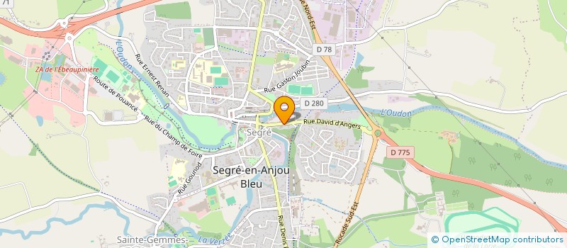 localisation de l'entreprise GEM BLEU à SEGRE-EN-ANJOU BLEU