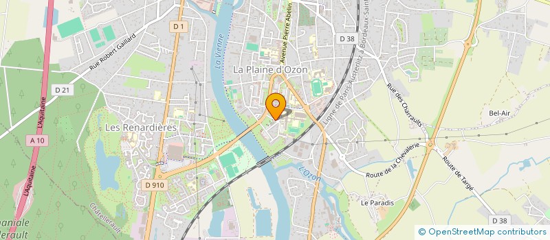 localisation de l'entreprise GEM'CHATELLERAULT  CHATELLERAULT