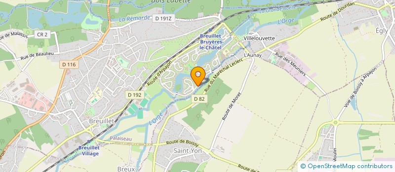 localisation de l'entreprise GEM COMMUNICATION  BREUILLET