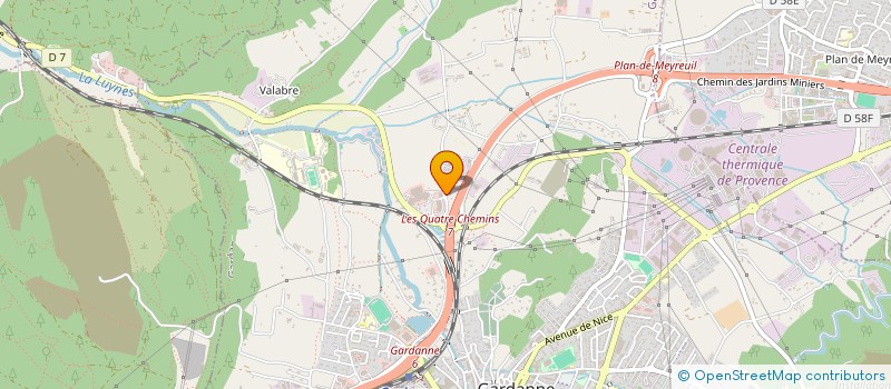 localisation de l'entreprise GEM CREATION à GARDANNE