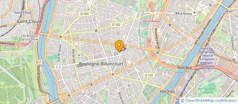 localisation de l'entreprise GEM DISTRIBEL à BOULOGNE-BILLANCOURT
