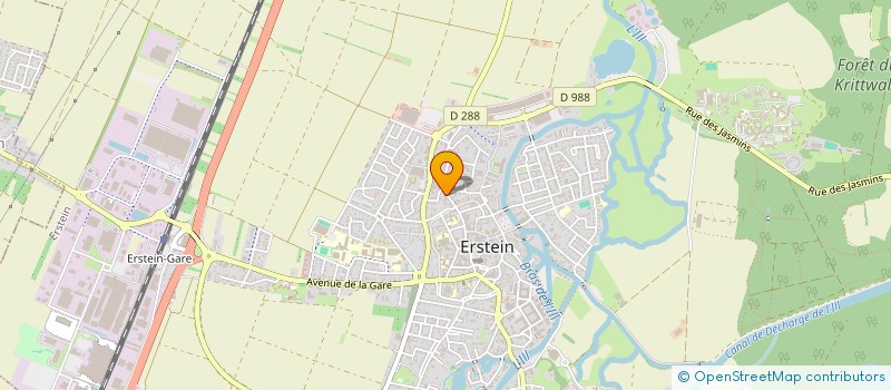 localisation de l'entreprise GEM DU RIED  ERSTEIN