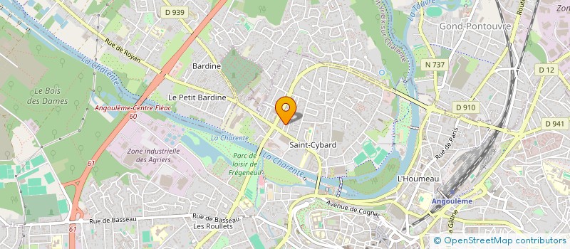 localisation de l'entreprise GEM ETRE ENSEMBLE à ANGOULEME