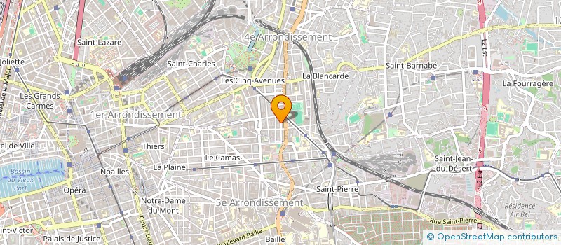 localisation de l'entreprise GEM ETUDES & SOLUTIONS à MARSEILLE 4