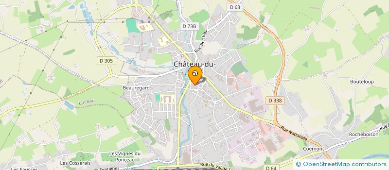 localisation de l'entreprise GEM FORCE  MONTVAL-SUR-LOIR