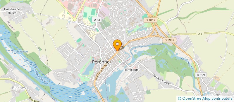 localisation de l'entreprise GEM GROUPE ENTRAIDE MUTUELLE DU SANTERRE  PERONNE