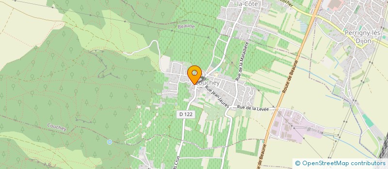 localisation de l'entreprise GEM HOLDING  COUCHEY