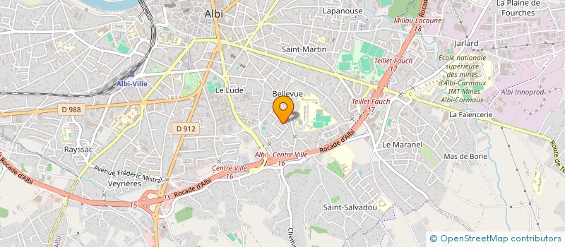 localisation de l'entreprise GEM HORIZONS à ALBI