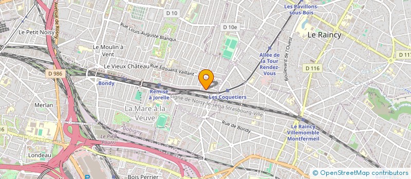 localisation de l'entreprise GEM.IMMO  BONDY