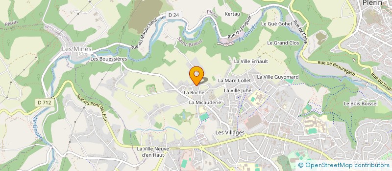 localisation de l'entreprise GEM L'ESPACE CRUMBLE à SAINT-BRIEUC