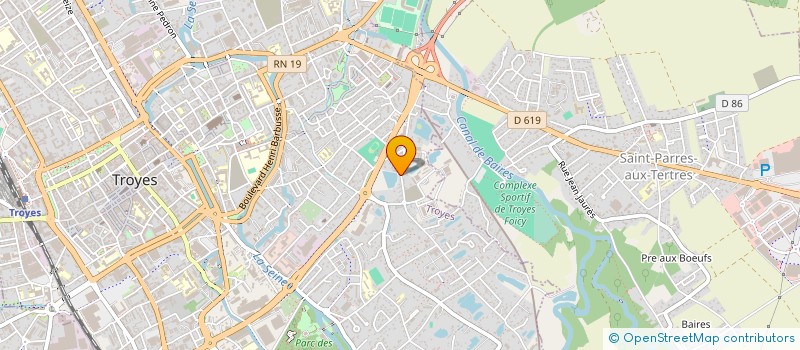 localisation de l'entreprise GEM L'ESTIME GROUPE D'ENTRAIDE MUTUELLE  TROYES