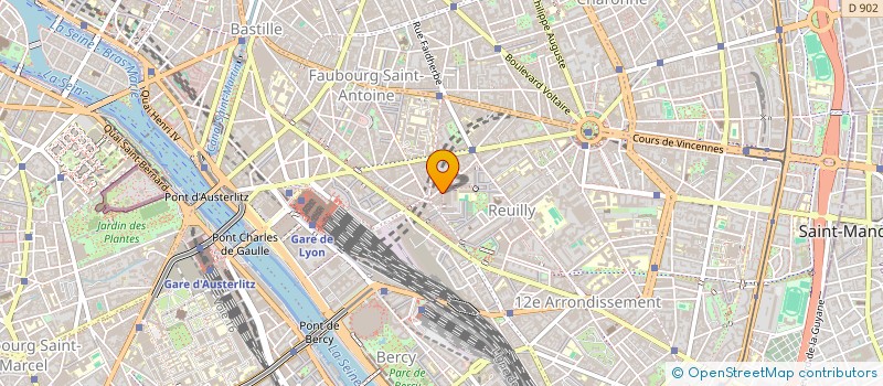 localisation de l'entreprise GEM LA BOUSSOLE à PARIS