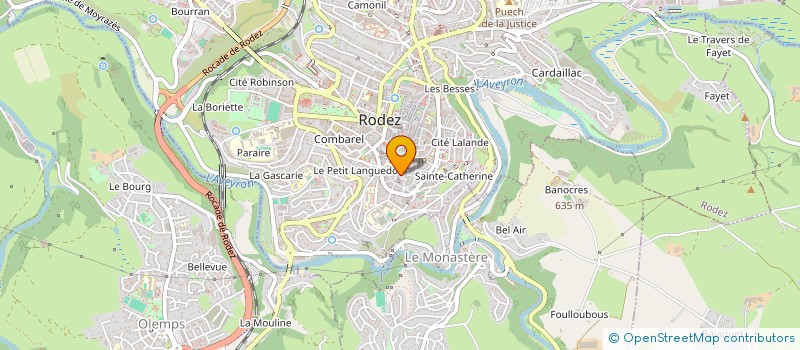 localisation de l'entreprise GEM LA BULLE à RODEZ