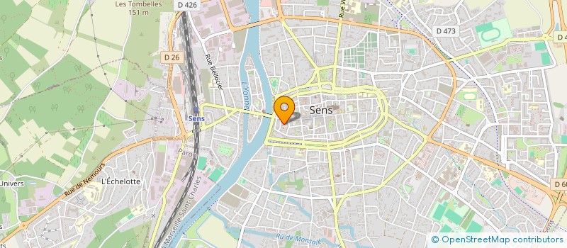 localisation de l'entreprise GEM LE SENS DE LA VIE à SENS