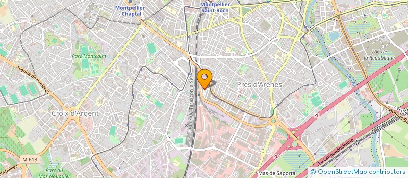 localisation de l'entreprise GEM LESSEPS à MONTPELLIER
