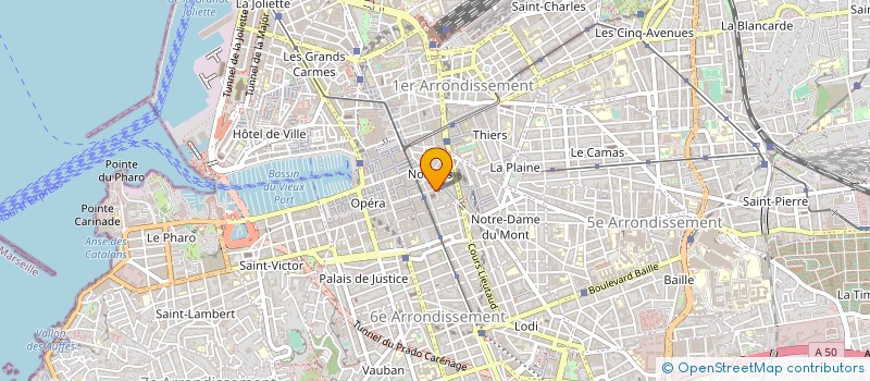 localisation de l'entreprise GEM NET à MARSEILLE 1