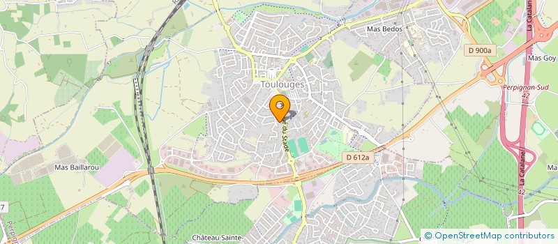 localisation de l'entreprise GEM'OC  TOULOUGES