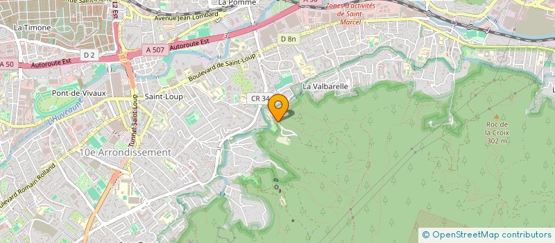 localisation de l'entreprise GEM'ORTHOPEDIE à MARSEILLE