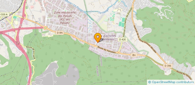 localisation de l'entreprise GEM SA à GEMENOS