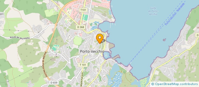 localisation de l'entreprise GEM SAS à PORTO-VECCHIO