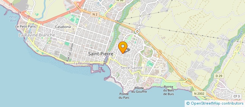 localisation de l'entreprise GEM SUD TOUS REUNIS à SAINT-PIERRE