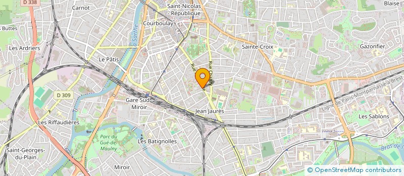localisation de l'entreprise GEM TEJIRA  LE MANS